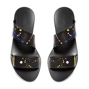 Loeffler Randall RE17 Clem in Black Splatter